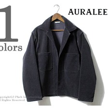 AURALEE WASHED CORDUROY SHIRTS JACKET A7SS01NC画像