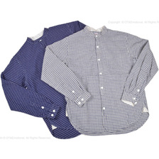 Cushman C/LチェックスタンドカラーシャツL/S 25486画像