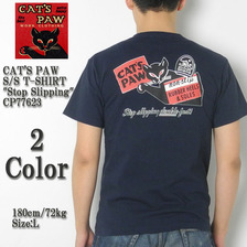 CAT'S PAW S/S T-SHIRT "Stop Slipping" CP77623画像