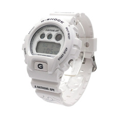A BATHING APE &times; CASIO G-SHOCK DW-6900 WHITE画像