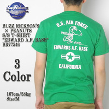 Buzz Rickson's S/S T-SHIRT "EDWARDS A.F. BASE" BR77546画像