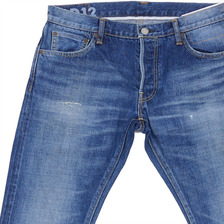 visvim SOCIAL SCULPTURE 10 DAMAGED-12 INDIGO画像