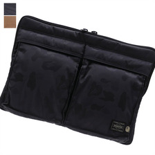 A BATHING APE PORTER ABC POLYESTER JACQUARD CLUTCH BAG 1D33-182-911画像