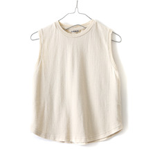 AURALEE SILK CUT-OFF TANK A7ST03NT画像