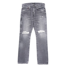 DENIM BY VANQUISH & FRAGMENT gray regular straight denim pants VFP2052画像