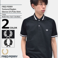 FRED PERRY Textured Raglan Sleeves S/S Polo Shirt F1626画像