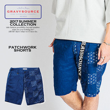 GRAVYSOURCE PATCHWORK SHORTS GS17-NPT01画像