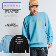 GRAVYSOURCE CHOICE CREWNECK GS17-NSW02画像