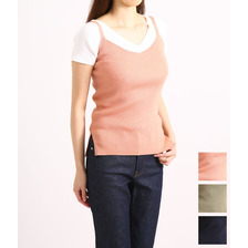 AURALEE SUPERFINE HIGH GAUGE RIB KNIT CAMISOLEO A7SC06SG画像