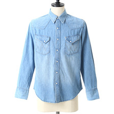 Wrangler ROUGH COWBOY 27MW WESTERN SHIRTS -Light Used- WM1725-356画像