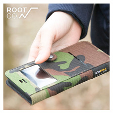 ROOT CO. GRAVITY Military Edition Shock Resist Diary Case. /Window Flip/iPhone 7 10-4321画像