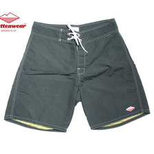 Battenwear BOARD SHORTS/dark olive x beige画像