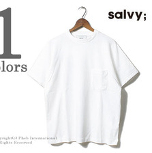 salvy; HIGH TWISTED TANZANIA COTTON TEE SV07-3517A画像