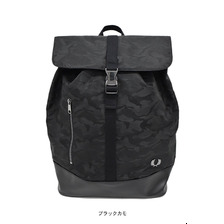 FRED PERRY Jacquard Camo Backpack L1201画像