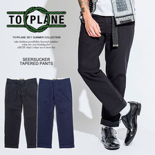 TOYPLANE SEERSUCKER TAPERED PANTS TP17-NPT04画像
