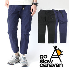 go slow caravan ストレッチキャンバス 脇ポケ アンクルパンツ 360216画像