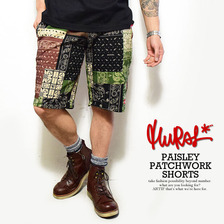 MURAL PAISLEY PATCHWORK SHORTS 17MU-SS-24画像