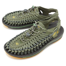 KEEN UNEEK FLAT MNS Deep Lichen/Golden Yellow 1016900画像