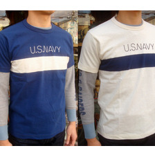 Buzz Rickson's SLUB YARN T-SHIRT "U.S.NAVY" EMB'D BR77612画像