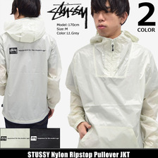 STUSSY Nylon Ripstop Pullover JKT 115330画像