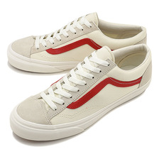 VANS Style 36 OLD SKOOL Marshmallow/Racing Red VN0A3DZ3OXS画像