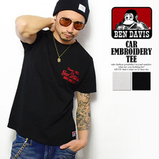 BEN DAVIS CAR EMBROIDERY TEE M-7580415画像