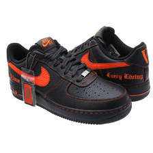 VLONE &times; NIKE AIR FORCE 1 LOW BLACK/ORANGE BLAZE AA5360-001画像