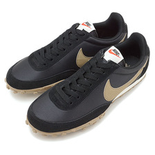 NIKE W WAFFLE RACER BLACK/KHAKI/SAIL/T.ORANGE 881183-002画像