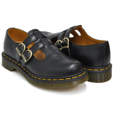 Dr.Martens 8065 TWIN STRAP T-BAR MARY JANE WOMENS BLACK SMOOTH 12916001画像