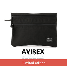 AVIREX CORDURA DOUBLE ZIP POUCH 6179083画像