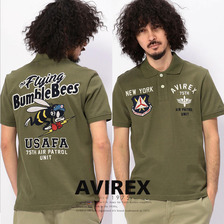 AVIREX EMB POLO &rdquo;FLYING BUMBLE BEES&rdquo; 6173307画像