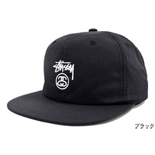 STUSSY Stock Lock Honeycomb Strapback Ballcap 131685画像