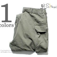 orslow ヘリンボーン U.S.ARMY M-43 ミリタリー 2ポケット カーゴパンツ 03-5250-HBT216画像