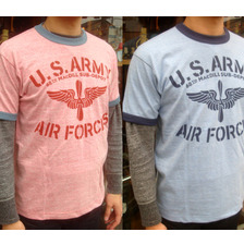 TOYS McCOY MILITARY TEE SHIRT COLOR HEATHER "U.S.ARMY AIR FORCES" TMC1726画像