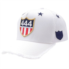 YOSHINORI KOTAKE DESIGN 444 LOGO STAR MESH CAP WHITE画像