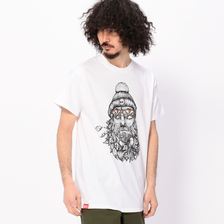 MERIDIAN LINE CAPTAIN BIRD BEARD TRIBLEND T-SHIRT画像