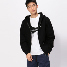 Labrador Retriever ワンポイントジップパーカー画像