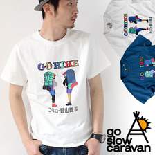 go slow caravan USA コットン プリント TEE &ldquo;クライマー&rdquo; 441977画像