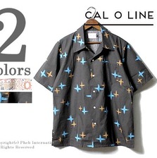 CAL O LINE プリントパターン アロハシャツ CL171-072画像