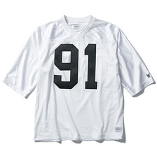 FUCT SSDD 91 FOOTBALL TEE (WHITE) 48501画像
