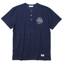 RADIALL RATTLESNAKE TEE - HENLEY (INDIGO)画像
