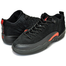 NIKE AIR JORDAN 12 LOW GS blk/max org 308305-003画像