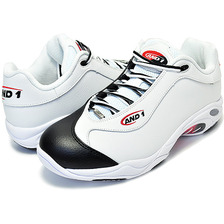 AND1 TAICHI LOW white/black-f1 red D301MWBR画像