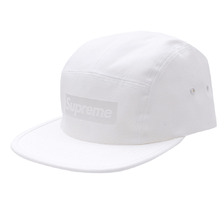 Supreme Jacquard Logo Camp Cap WHITE画像