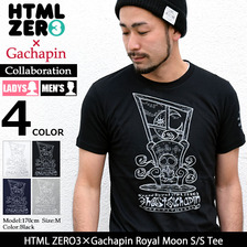 HTML ZERO3 &times; Gachapin Royal Moon S/S Tee Collaboration T519画像