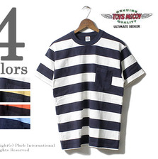 TOYS McCOY McHILL SPORTS WEAR NEW BORDERED POCKET TEE NAVY Ver. TMC1736画像