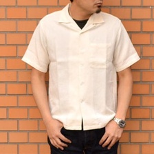 SUGAR CANE SUGAR CANE Light コットンリネンS/Sオープンシャツ SC37628画像