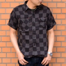 SUGAR CANE Light ダイスウィーブガーゼS/Sワークシャツ SC37620画像