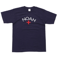 Noah LOGO T-SHIRT NAVY画像
