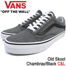VANS Old Skool Chambray/Black C&L VN-0A38G1MML画像